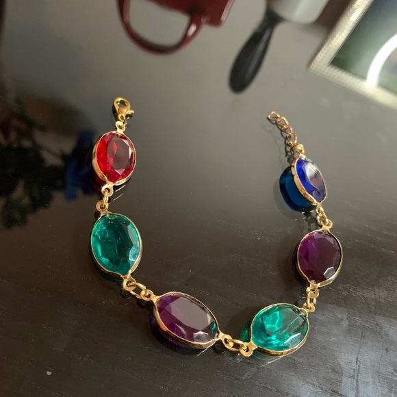 Colorful glass crystals bracelet❤️💚💜💙 - Picture 5 of 13